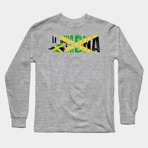 The 61st Jamaican Independence Day, (It Inna Mi DNA) Long Sleeve T-Shirt by ForAnyoneWhoCares